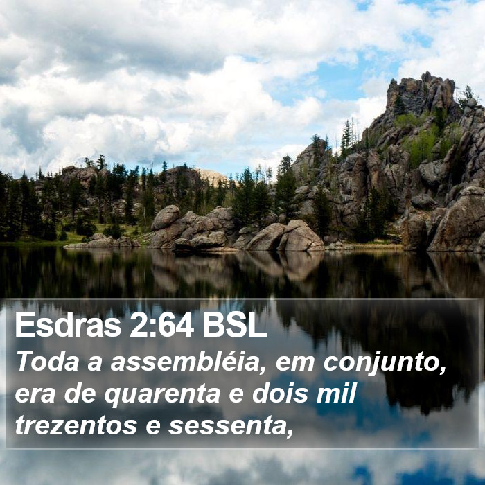 Esdras 2:64 BSL Bible Study