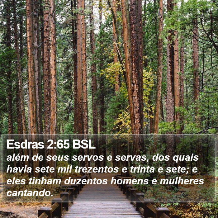 Esdras 2:65 BSL Bible Study