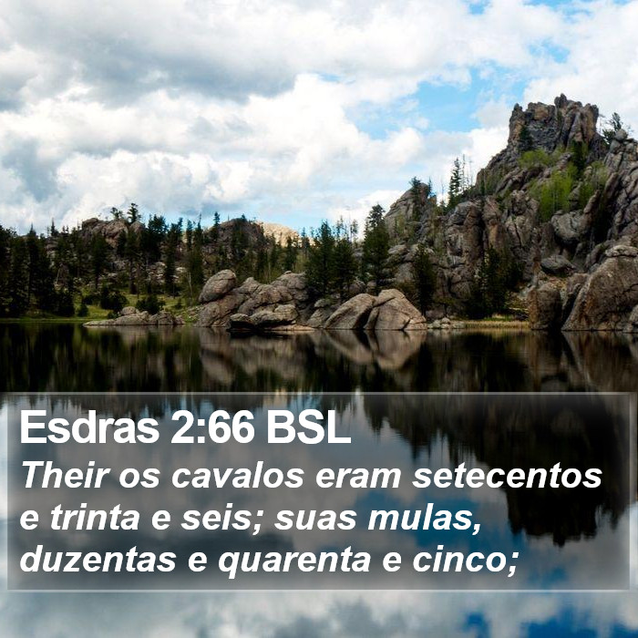 Esdras 2:66 BSL Bible Study