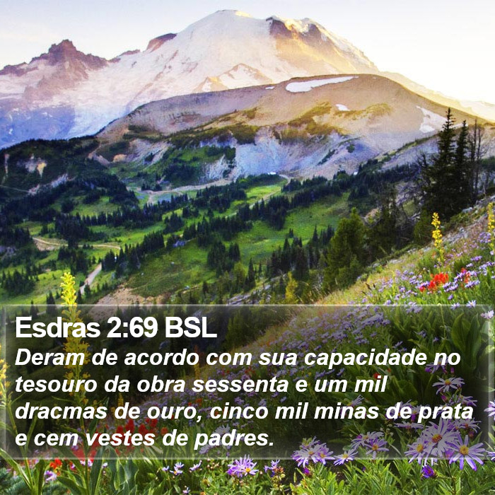 Esdras 2:69 BSL Bible Study