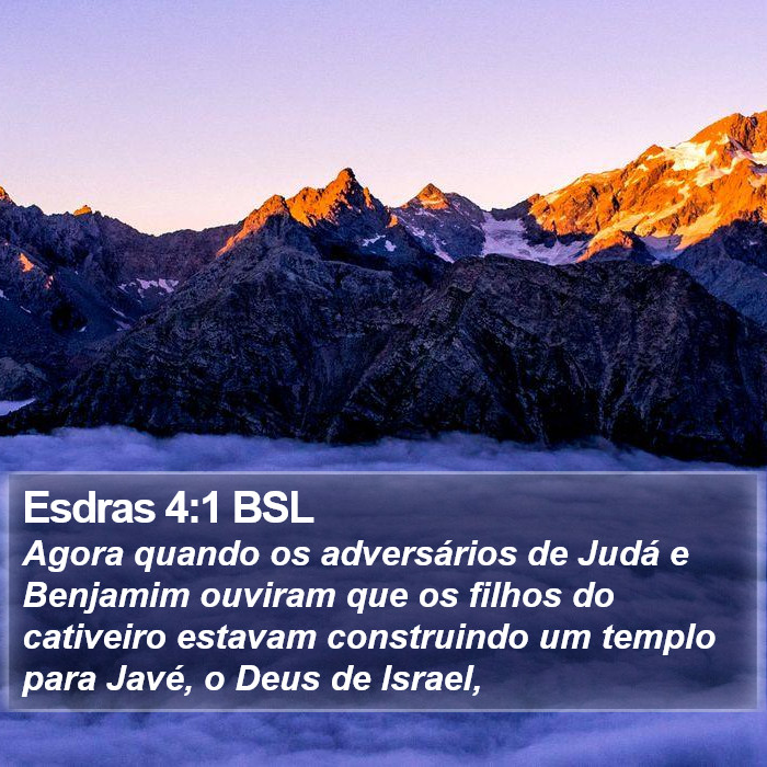 Esdras 4:1 BSL Bible Study