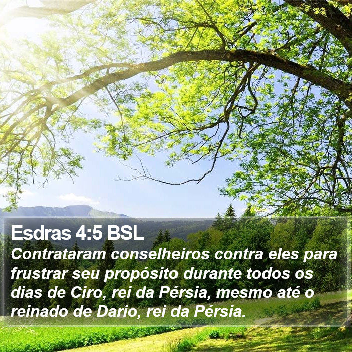 Esdras 4:5 BSL Bible Study