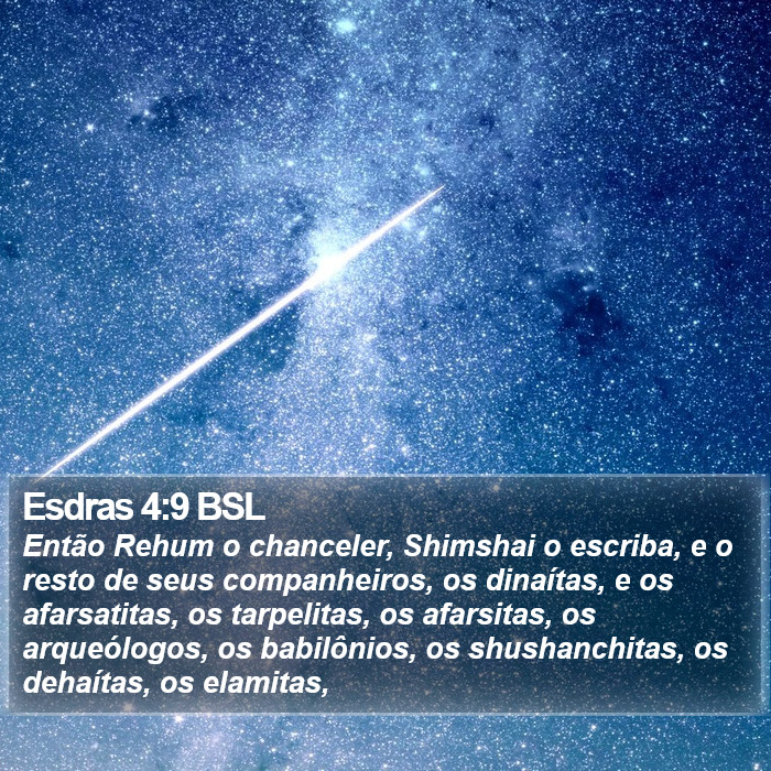 Esdras 4:9 BSL Bible Study