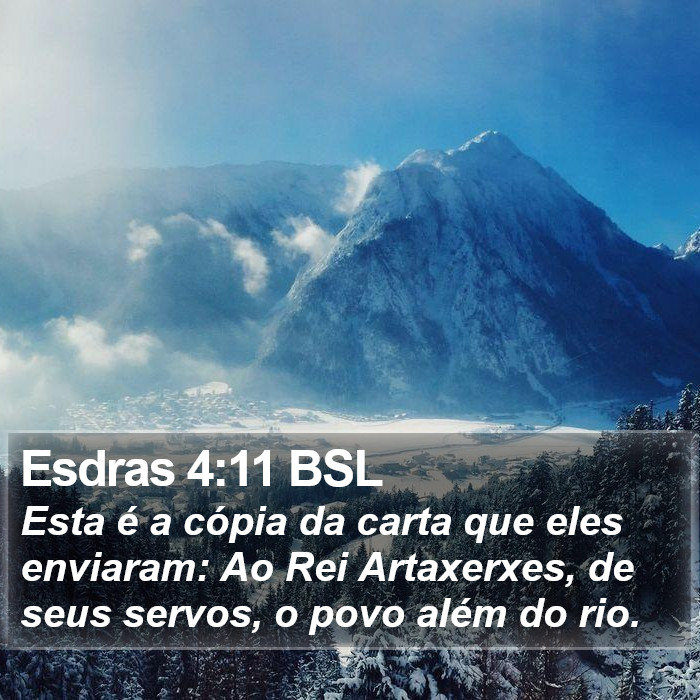 Esdras 4:11 BSL Bible Study