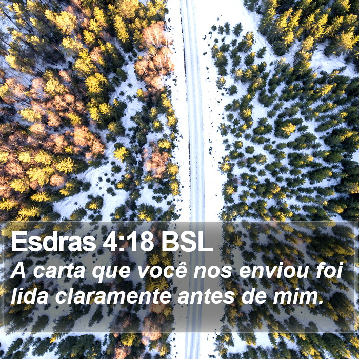 Esdras 4:18 BSL Bible Study