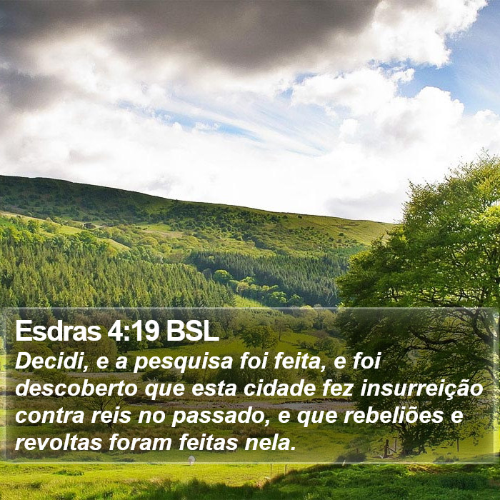 Esdras 4:19 BSL Bible Study