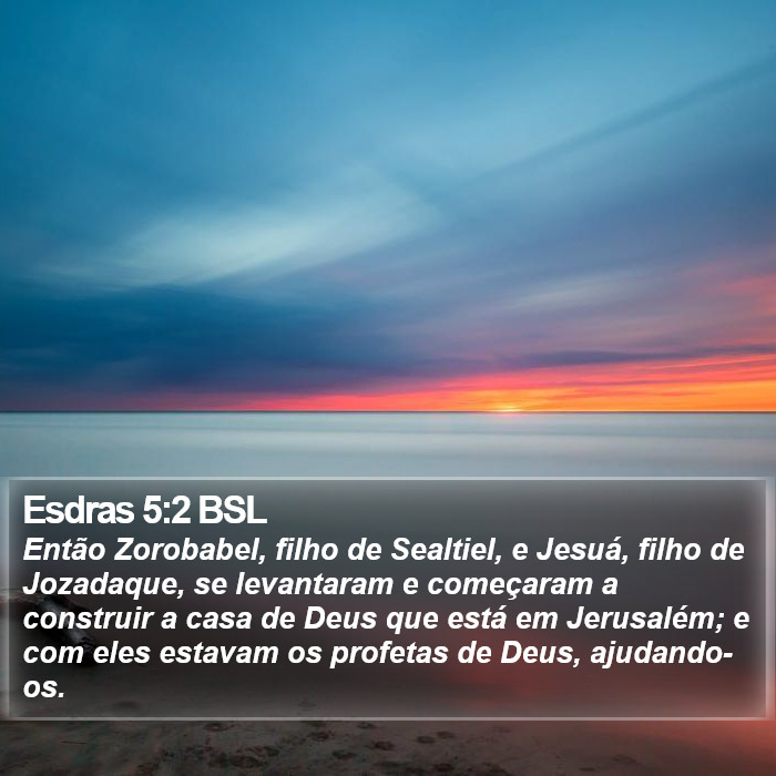 Esdras 5:2 BSL Bible Study