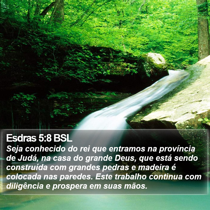 Esdras 5:8 BSL Bible Study