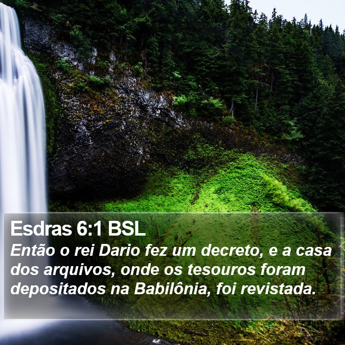 Esdras 6:1 BSL Bible Study