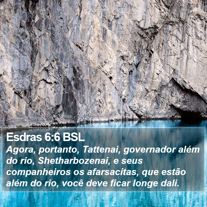 Esdras 6:6 BSL Bible Study