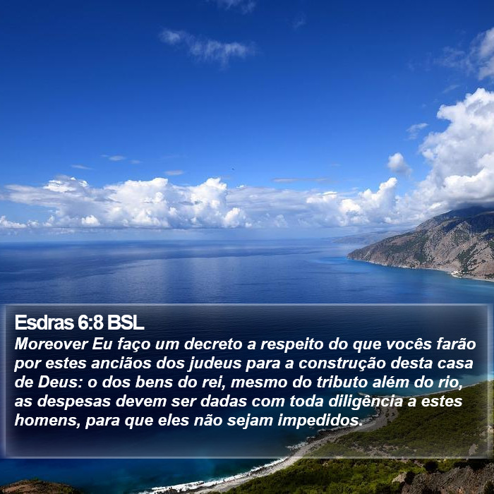 Esdras 6:8 BSL Bible Study