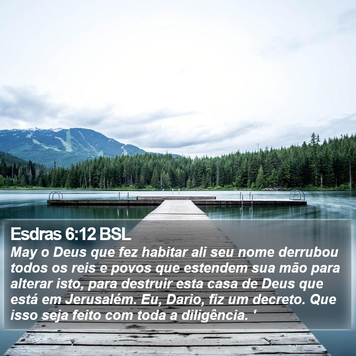 Esdras 6:12 BSL Bible Study