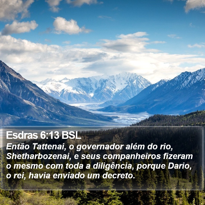 Esdras 6:13 BSL Bible Study