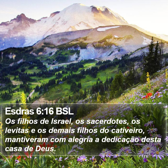 Esdras 6:16 BSL Bible Study