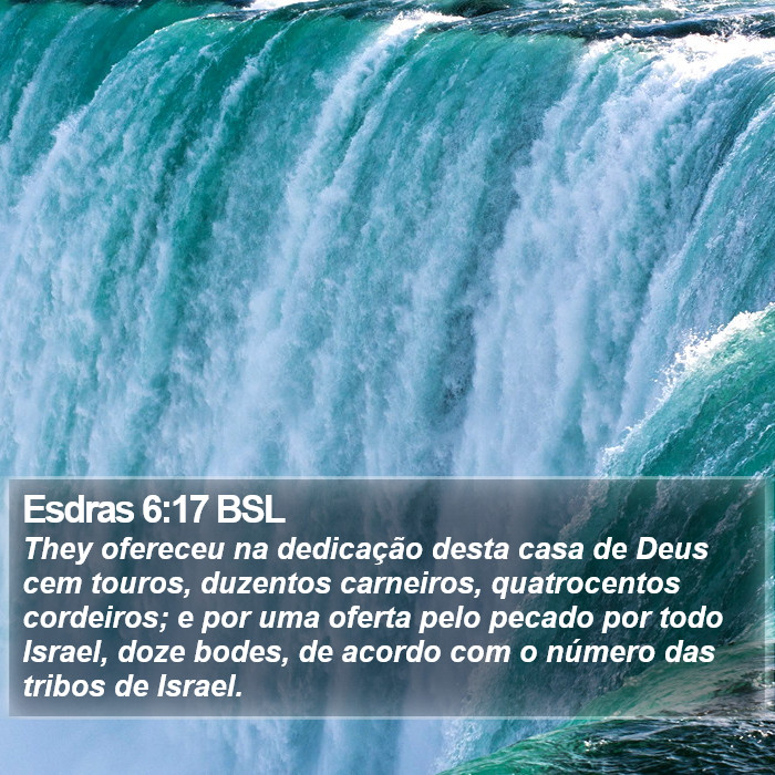 Esdras 6:17 BSL Bible Study