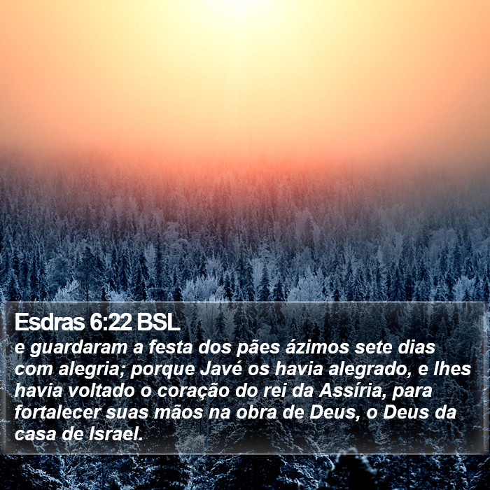 Esdras 6:22 BSL Bible Study