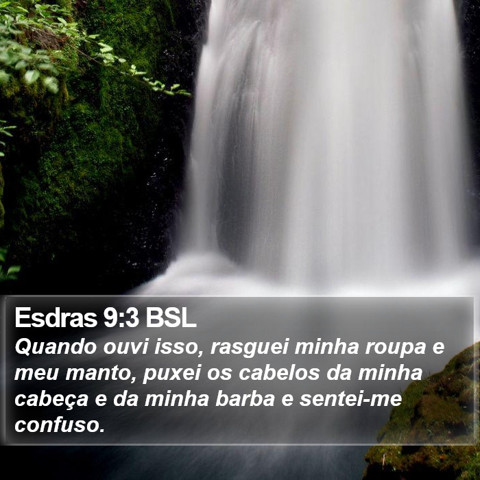 Esdras 9:3 BSL Bible Study