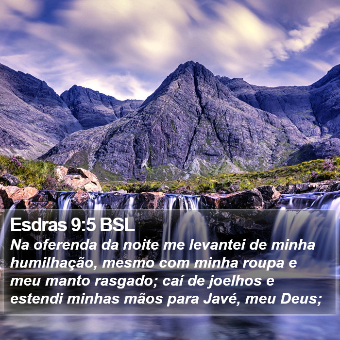 Esdras 9:5 BSL Bible Study