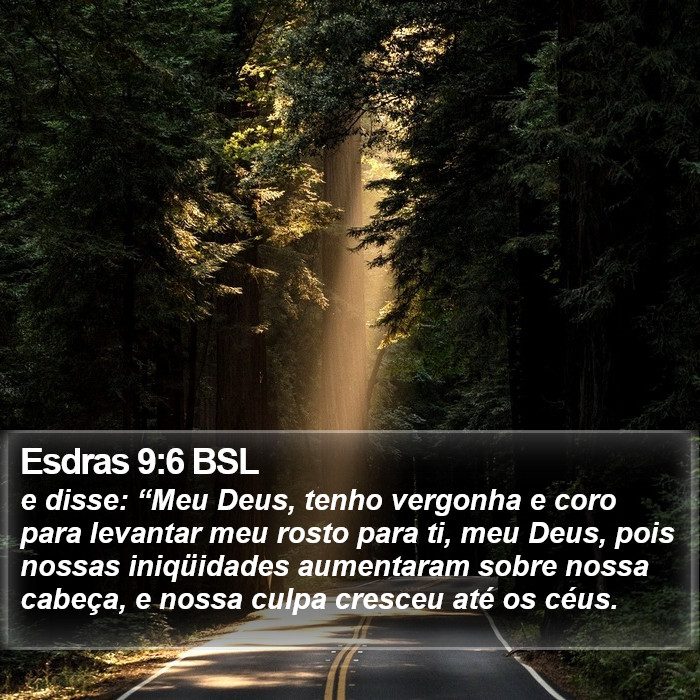 Esdras 9:6 BSL Bible Study