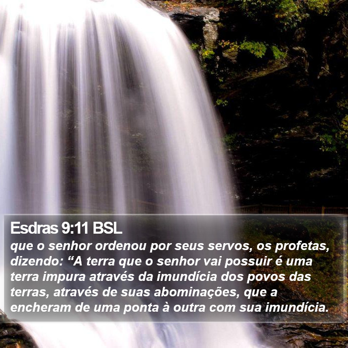 Esdras 9:11 BSL Bible Study