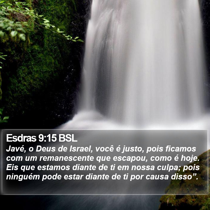 Esdras 9:15 BSL Bible Study