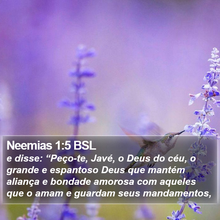 Neemias 1:5 BSL Bible Study