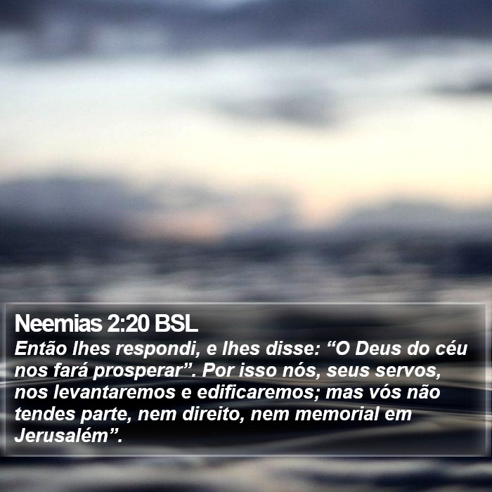 Neemias 2:20 BSL Bible Study