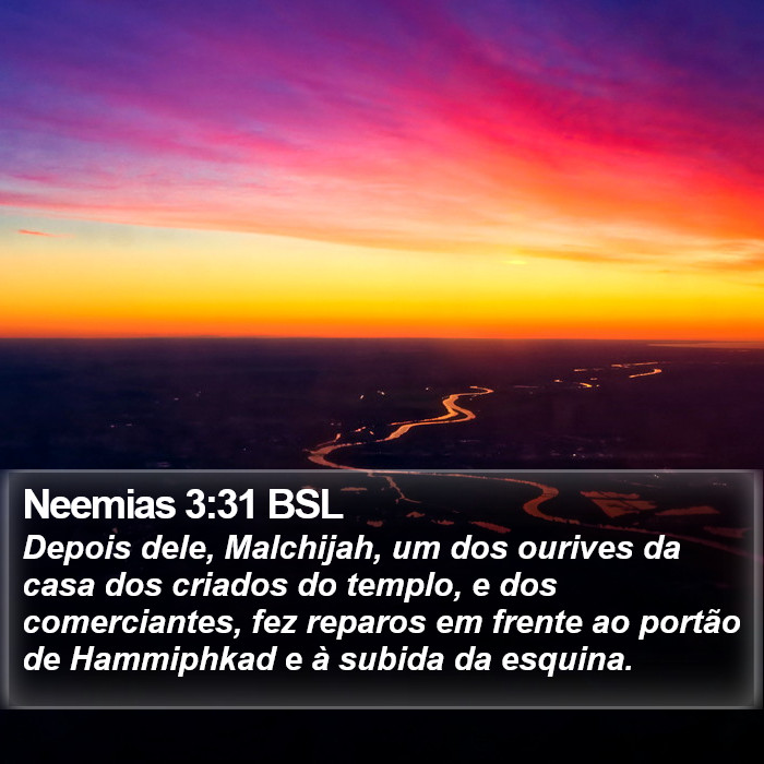 Neemias 3:31 BSL Bible Study