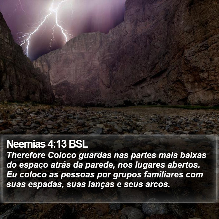 Neemias 4:13 BSL Bible Study