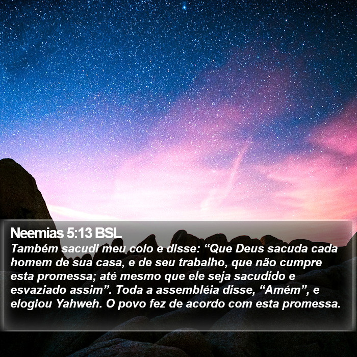 Neemias 5:13 BSL Bible Study