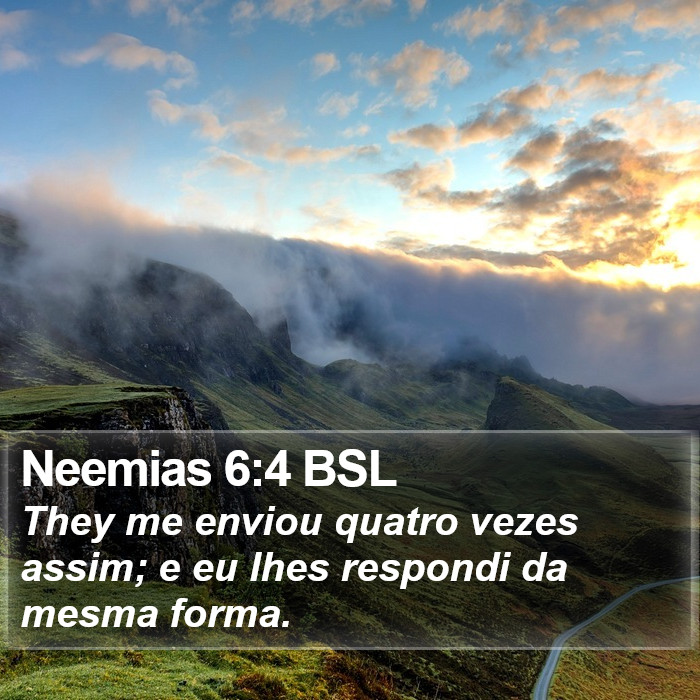 Neemias 6:4 BSL Bible Study