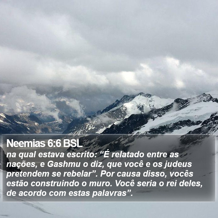 Neemias 6:6 BSL Bible Study