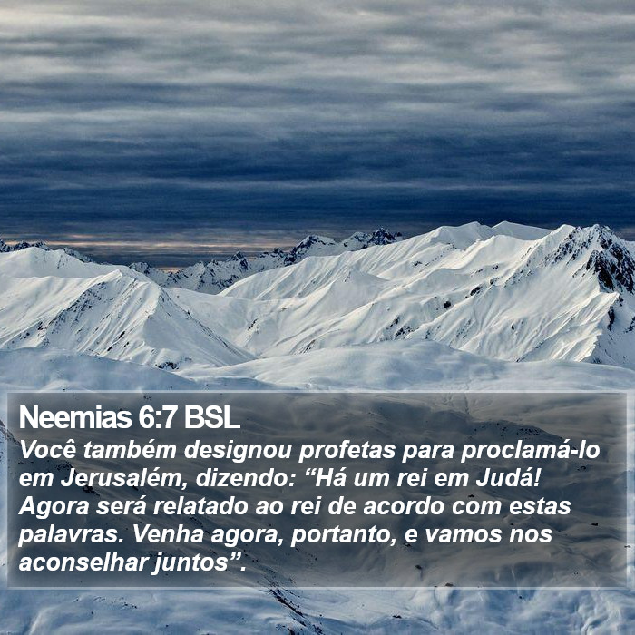 Neemias 6:7 BSL Bible Study