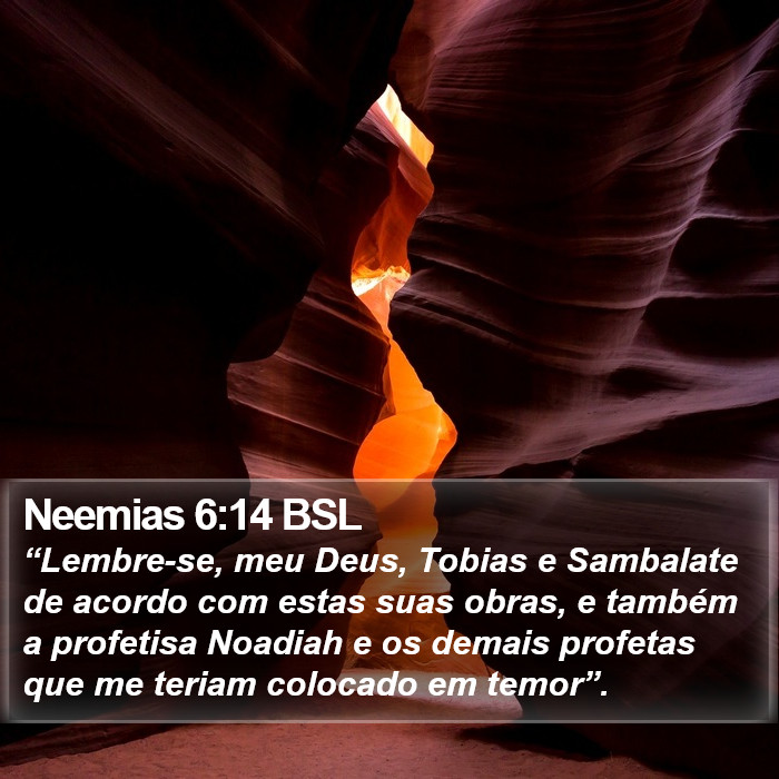 Neemias 6:14 BSL Bible Study