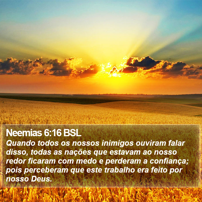 Neemias 6:16 BSL Bible Study