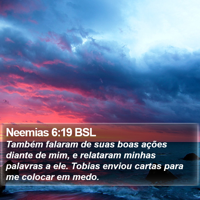 Neemias 6:19 BSL Bible Study