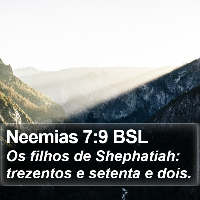 Neemias 7:9 BSL Bible Study