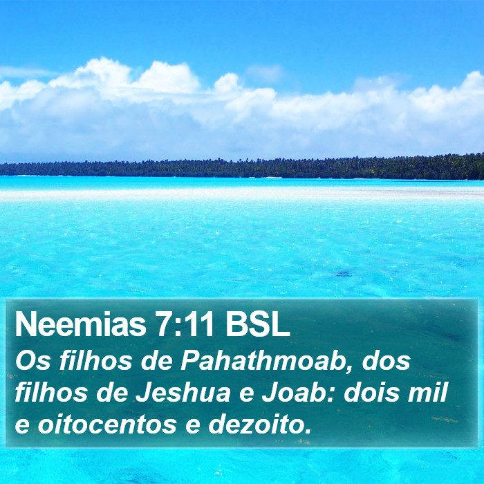 Neemias 7:11 BSL Bible Study