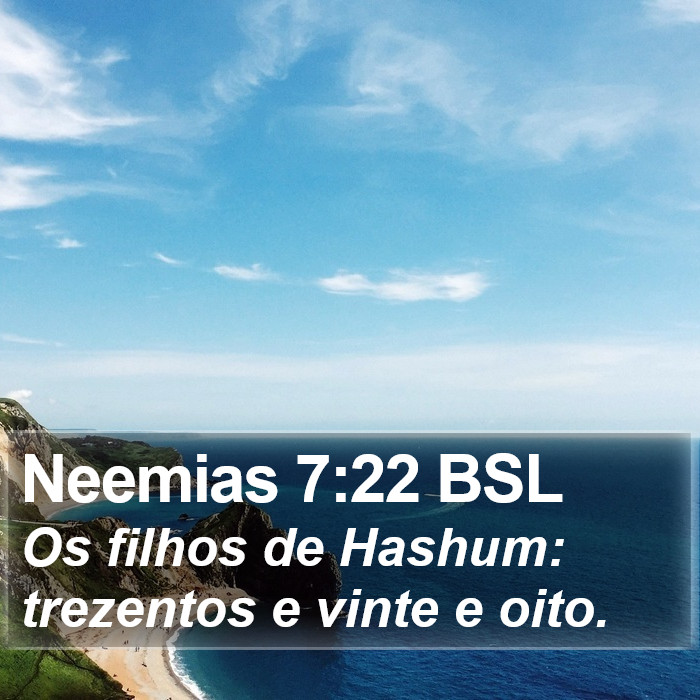 Neemias 7:22 BSL Bible Study