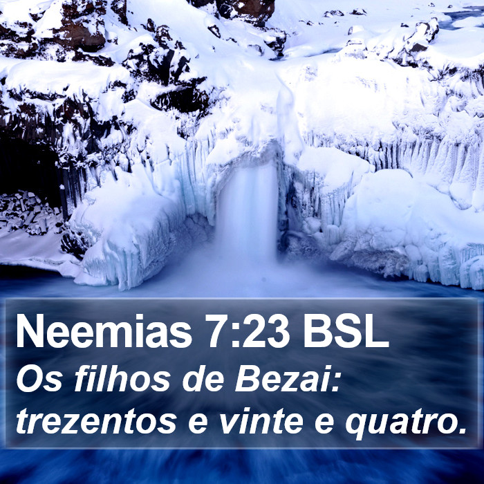 Neemias 7:23 BSL Bible Study