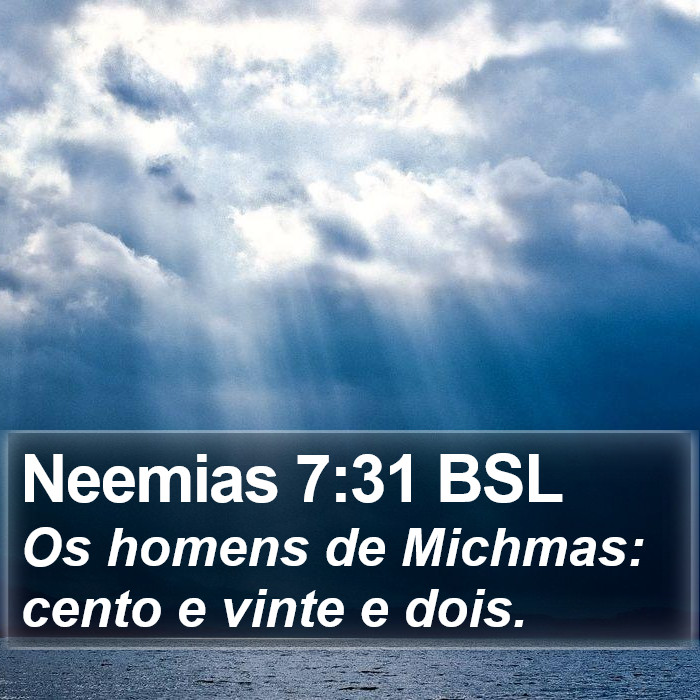 Neemias 7:31 BSL Bible Study