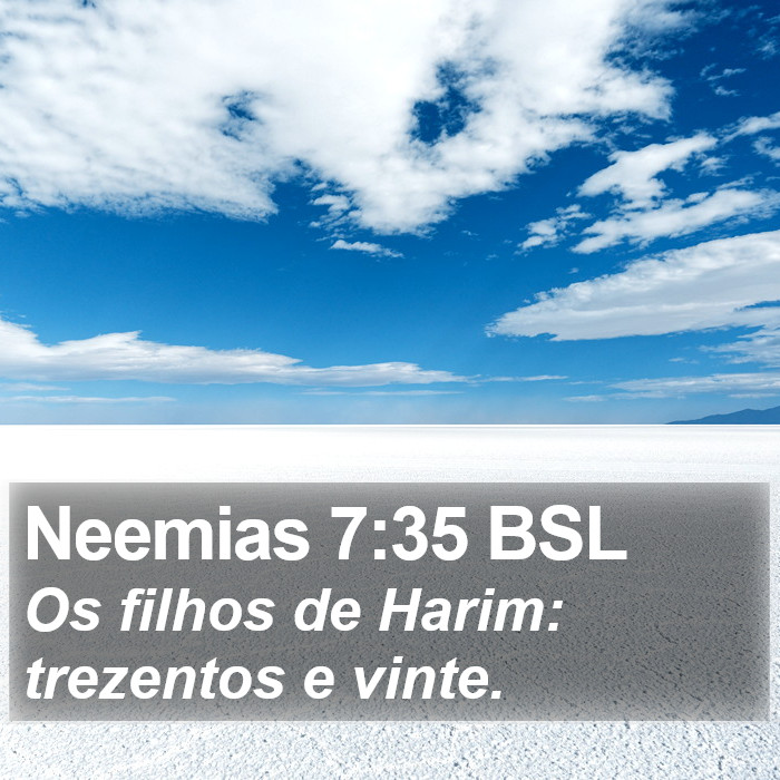 Neemias 7:35 BSL Bible Study