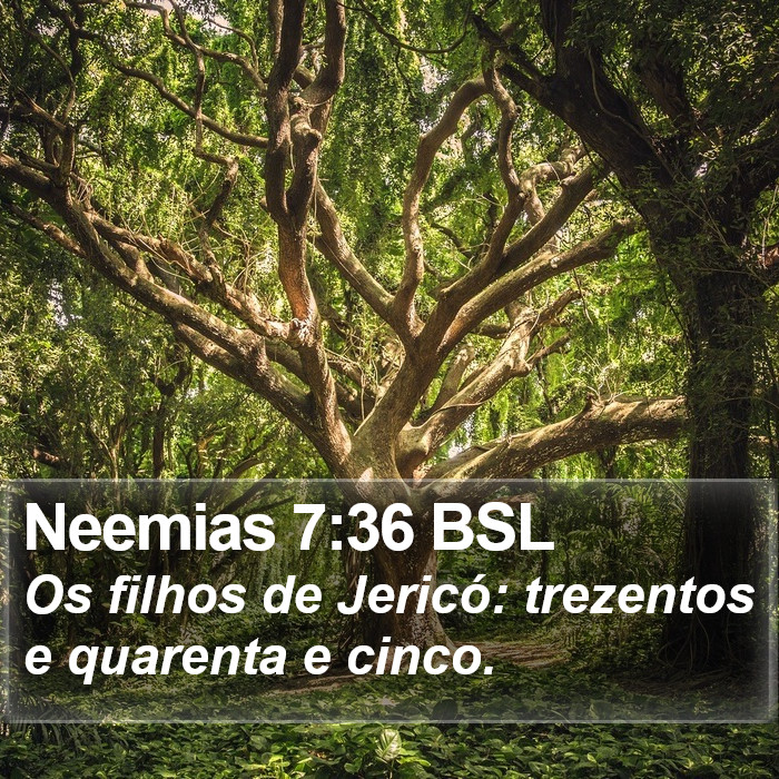 Neemias 7:36 BSL Bible Study