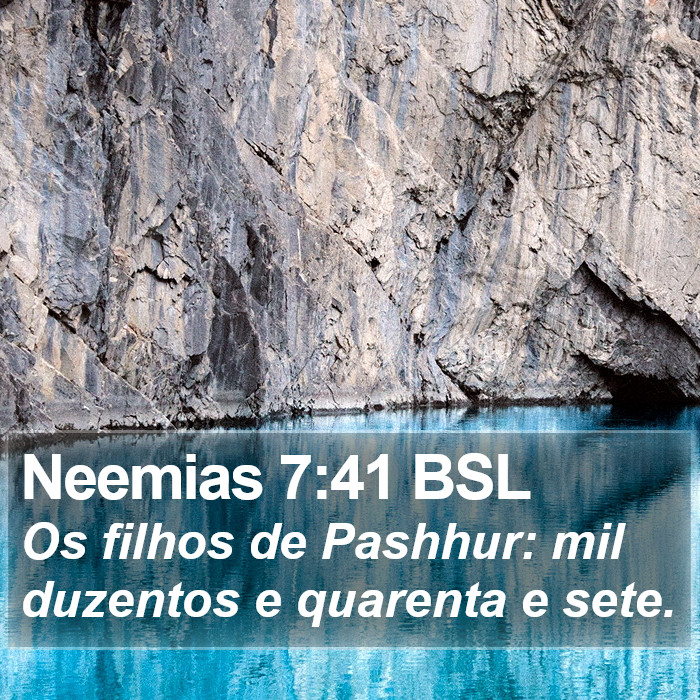 Neemias 7:41 BSL Bible Study