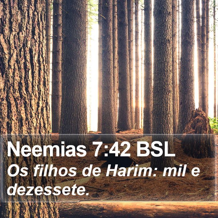 Neemias 7:42 BSL Bible Study