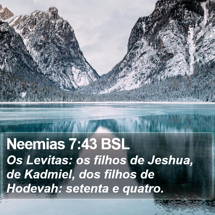 Neemias 7:43 BSL Bible Study