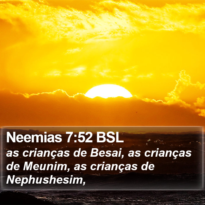 Neemias 7:52 BSL Bible Study
