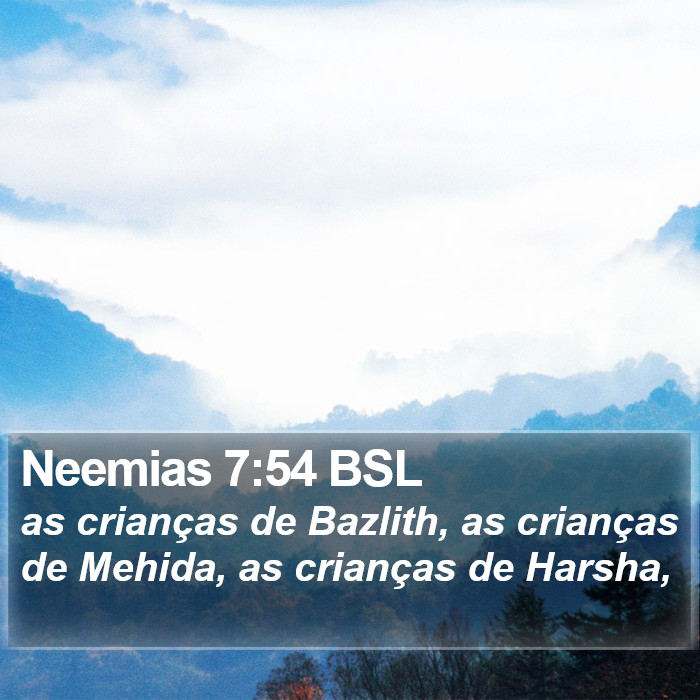 Neemias 7:54 BSL Bible Study
