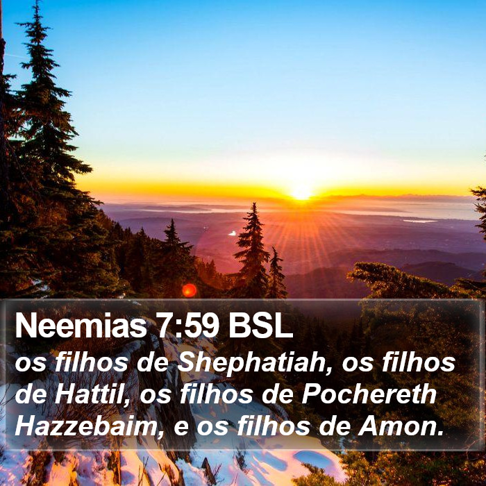 Neemias 7:59 BSL Bible Study