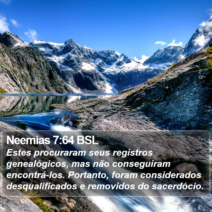 Neemias 7:64 BSL Bible Study